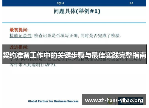 契约准备工作中的关键步骤与最佳实践完整指南 契约准备工作中的关键步骤与最佳实践完整指南
